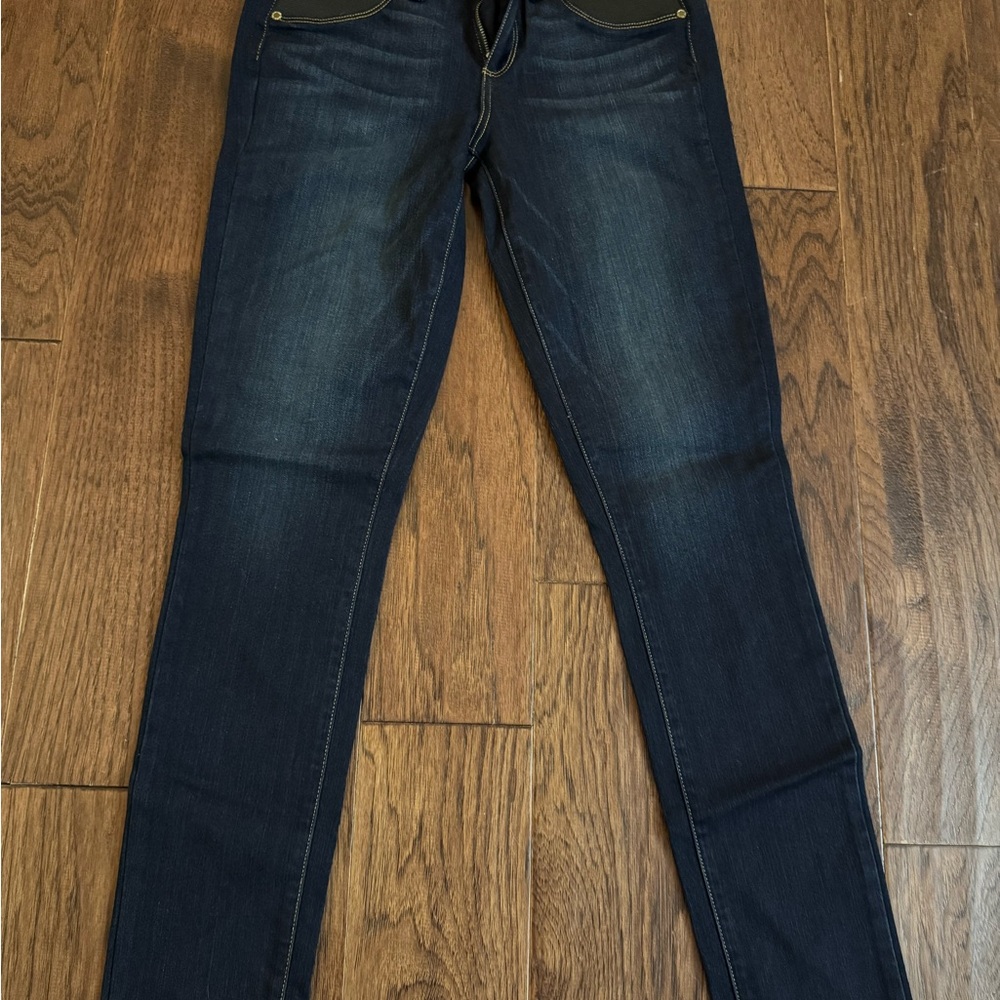 PAIGE Dark Wash MATERNITY Skinny Jeans